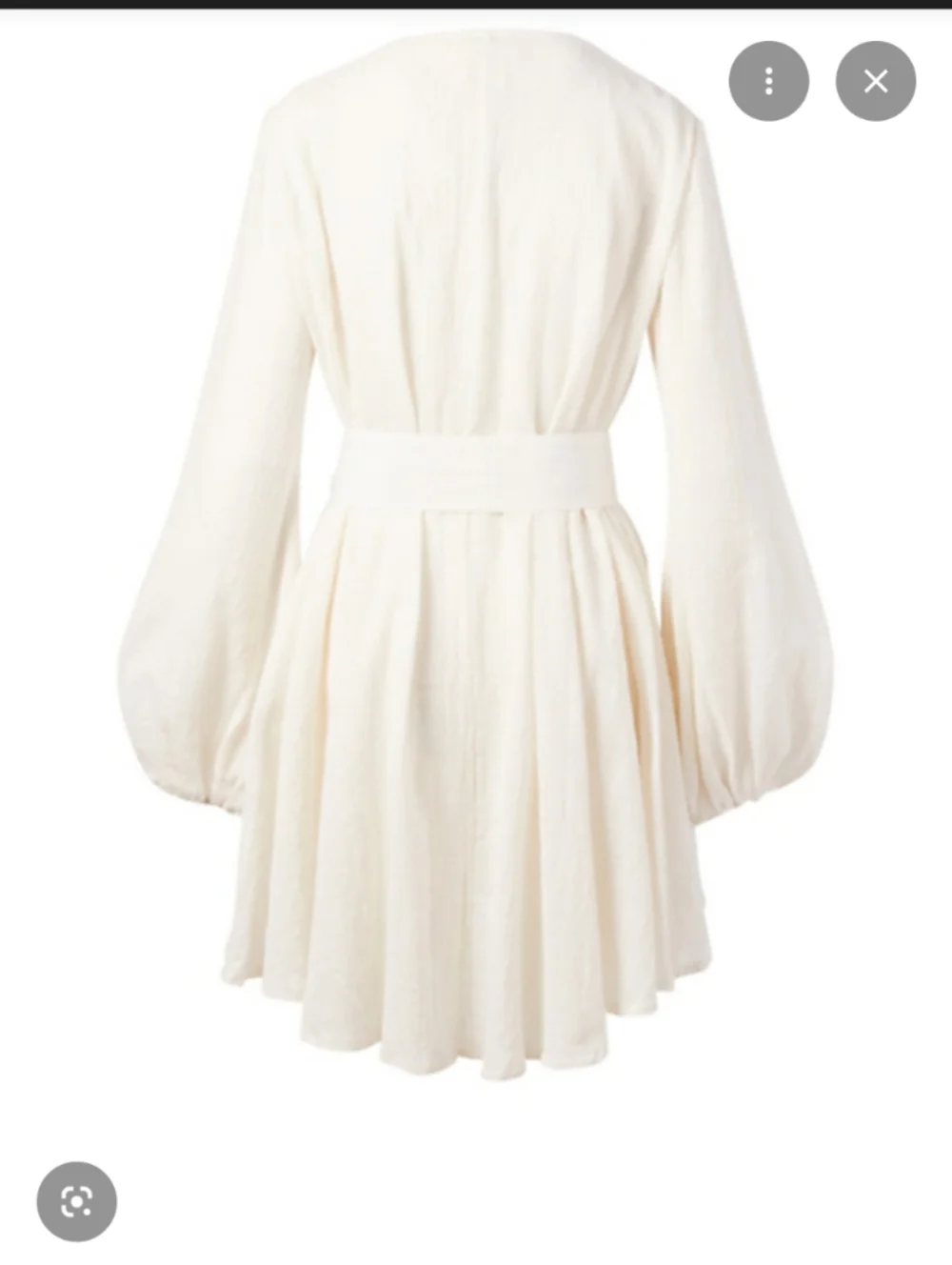 Kalita Gaia Cotton Gauze Wrap Dress Cardigan *Missing Belt* S/M - Picture 5 of 8